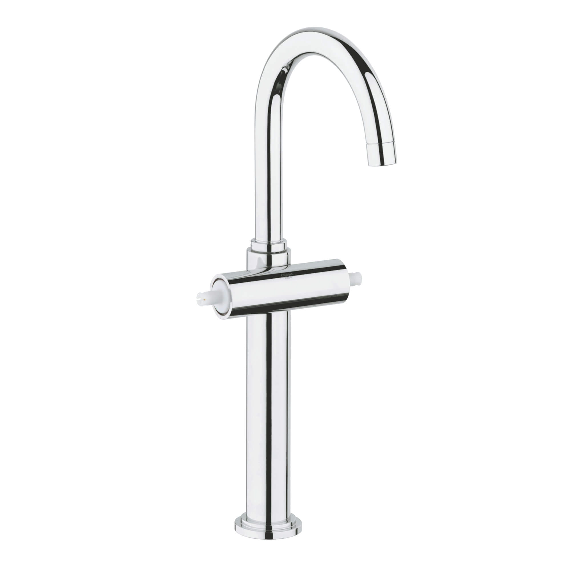 2-Handle Single-Hole High Arc Vessel Bathroom Faucet - 1.5 GPM